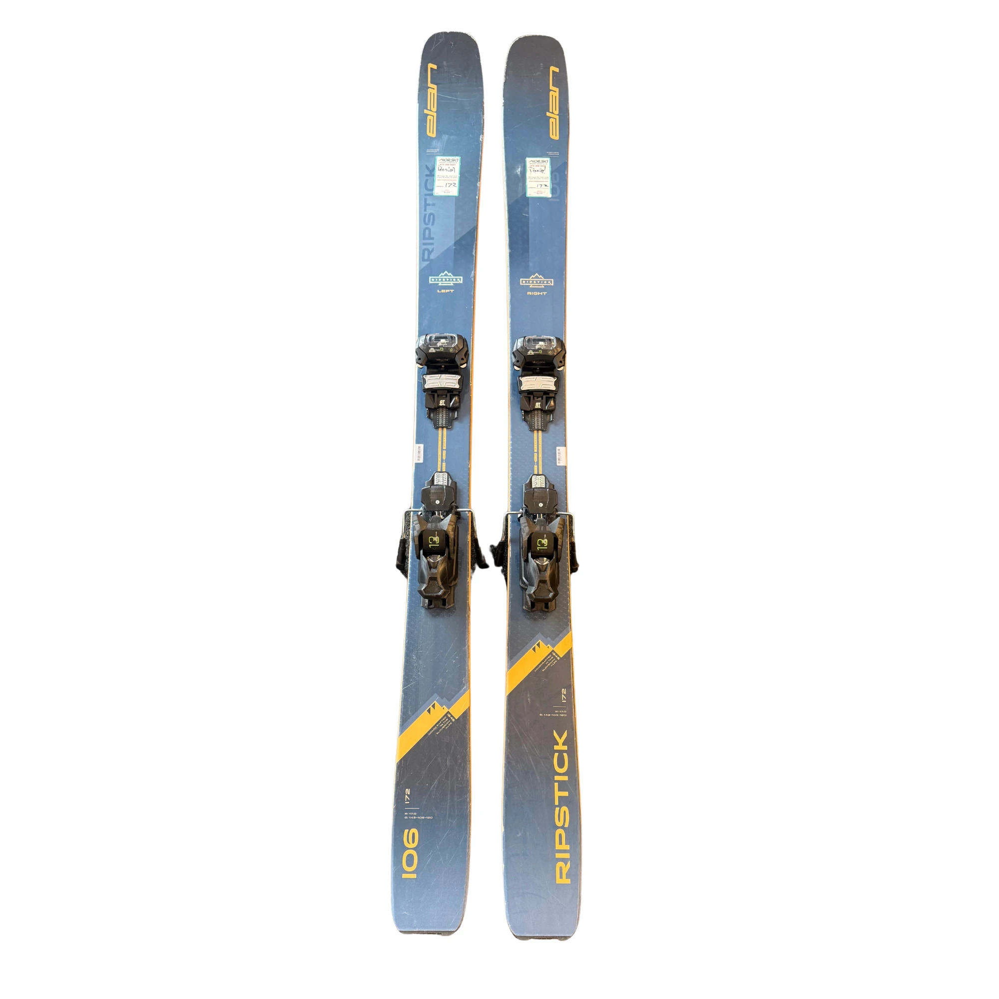 Featured image for “Used 2023 Elan RipStick 106 172cm w/ Tyrolia Attack13 binding - Good”