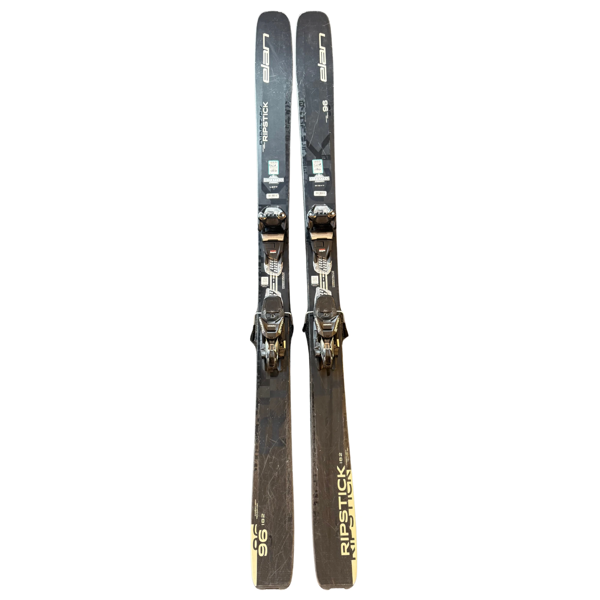 Featured image for “Used 2025 Elan RipStick 96 Black 182cm w/ Marker Griffon 13 Bindings - Good”