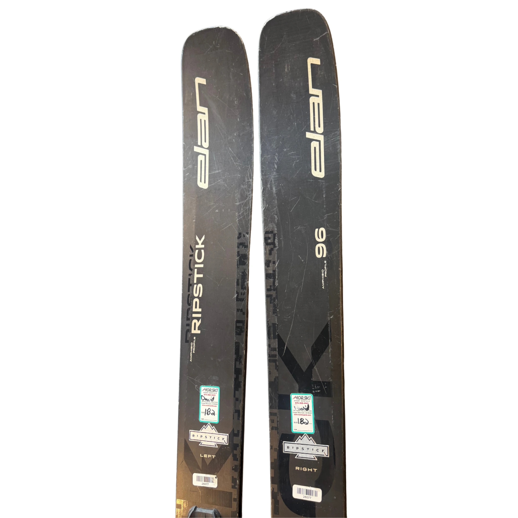Used 2025 Elan RipStick 96 Black 182cm w/ Marker Griffon 13 Bindings - Good - Image 3