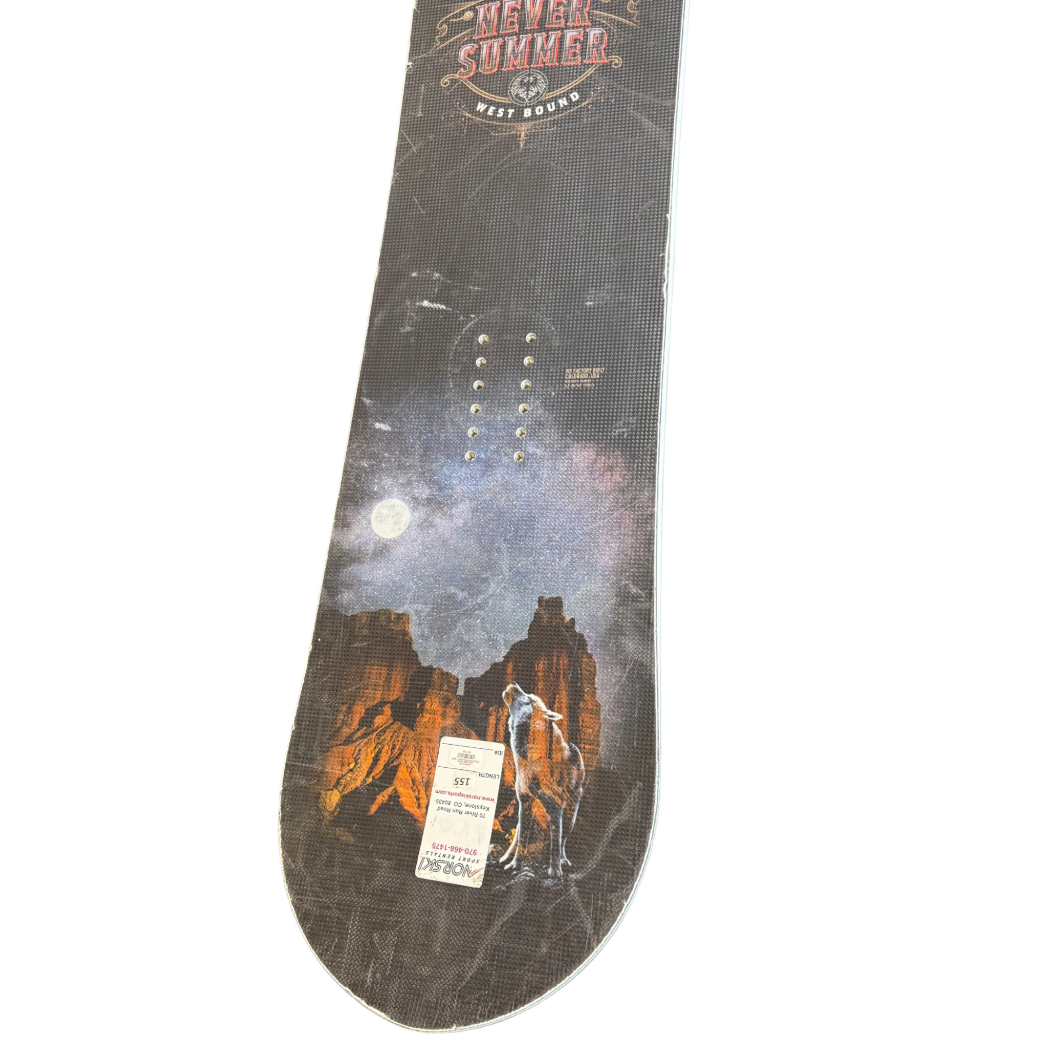 Used 2020 Never Summer Westbound 155cm - Good - Image 2